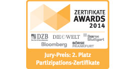 ZertifikateAwards 2014 – Jury-Preis: 2. Platz Partizipations-Zertifikate